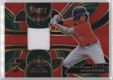 2024 Panini Select Selective Swatches Red Prizm 89/99 Jacob Wilson #SS-JW 9cf