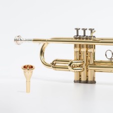 Milistin Tuba Mouthpiece Professional Silver Clear Colored Plastic