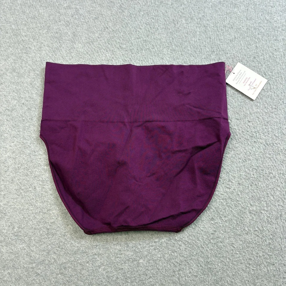 Трусики женские Spanx с высокой талией формирующие короткие фиолетовые бесшовные контрольные - Изображение 2 из 4