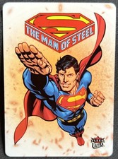 SUPERMAN THE MAN OF STEEL 2025 FLEER ULTRA SUPERMAN METAL CARD #MS-9