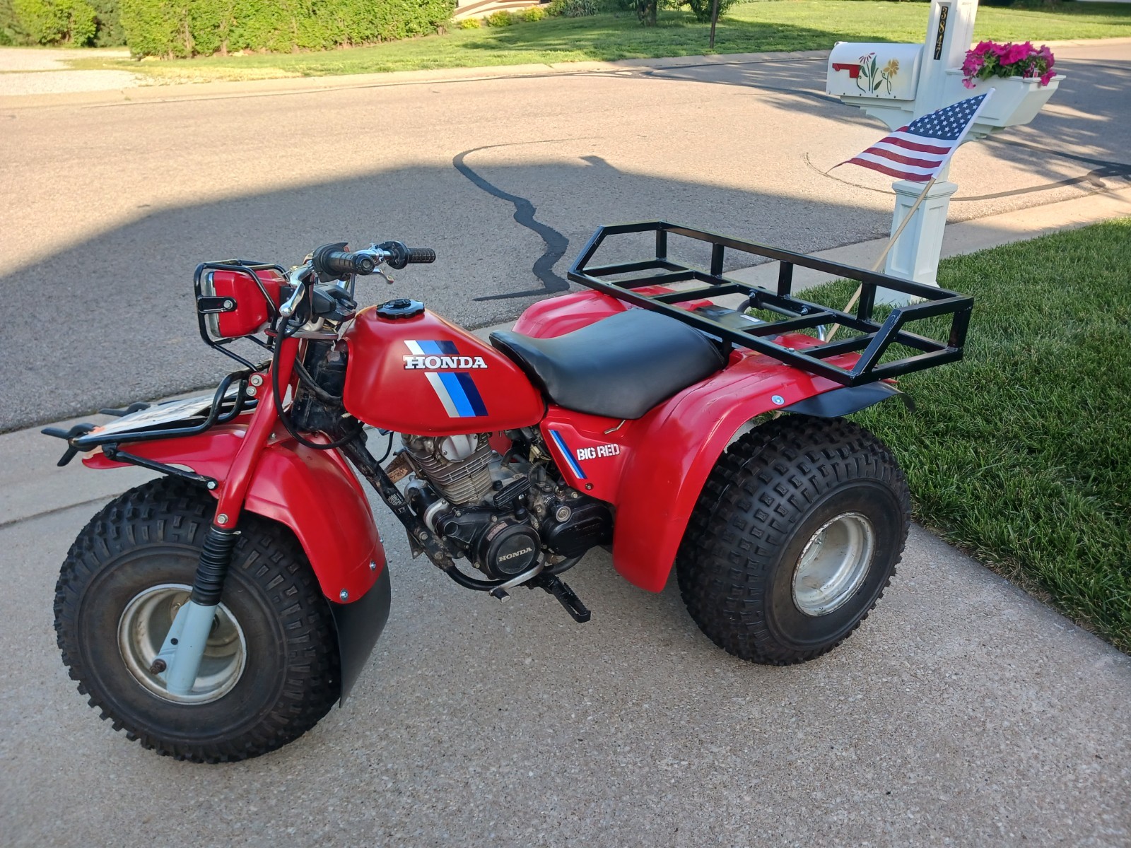 1984 Honda 200ES Big Red Shaft Drive with Reverse.