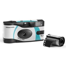 Praktica Single Use Disposable Camera 27 Shots for weddings, Green