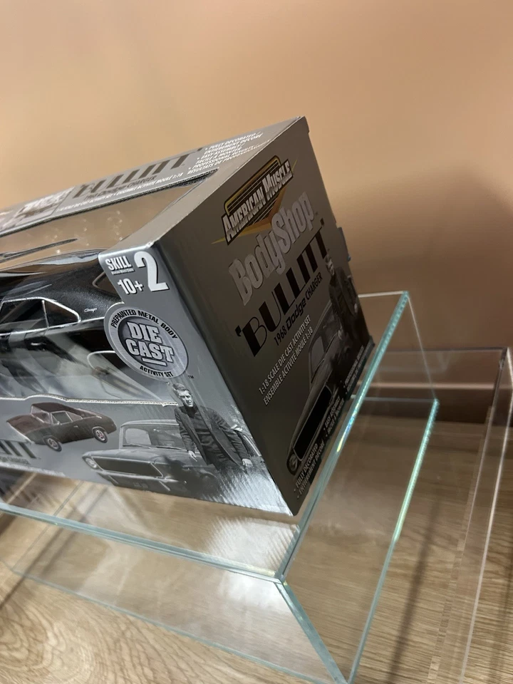 RARE STEVE McQUEEN BULLITT MOVIE CAR 1/18-68 BLACK CHARGER ERTL AMERICAN MUSCLE - Image 4 of 4