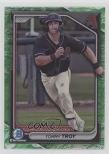 2024 Bowman Draft Chrome Lunar Glow Refractor Tommy Troy #BDC-111 rw9