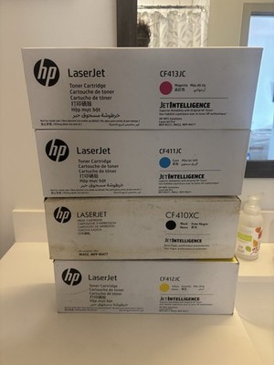 Laser jet HP CF413JC Magenta, C411JC Cyan, CF410XC Black Noire, CF412JC Yellow