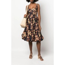 Ulla Johnson Olympia Floral Pattern Midi Dress in Lupine Size 6 NWOT