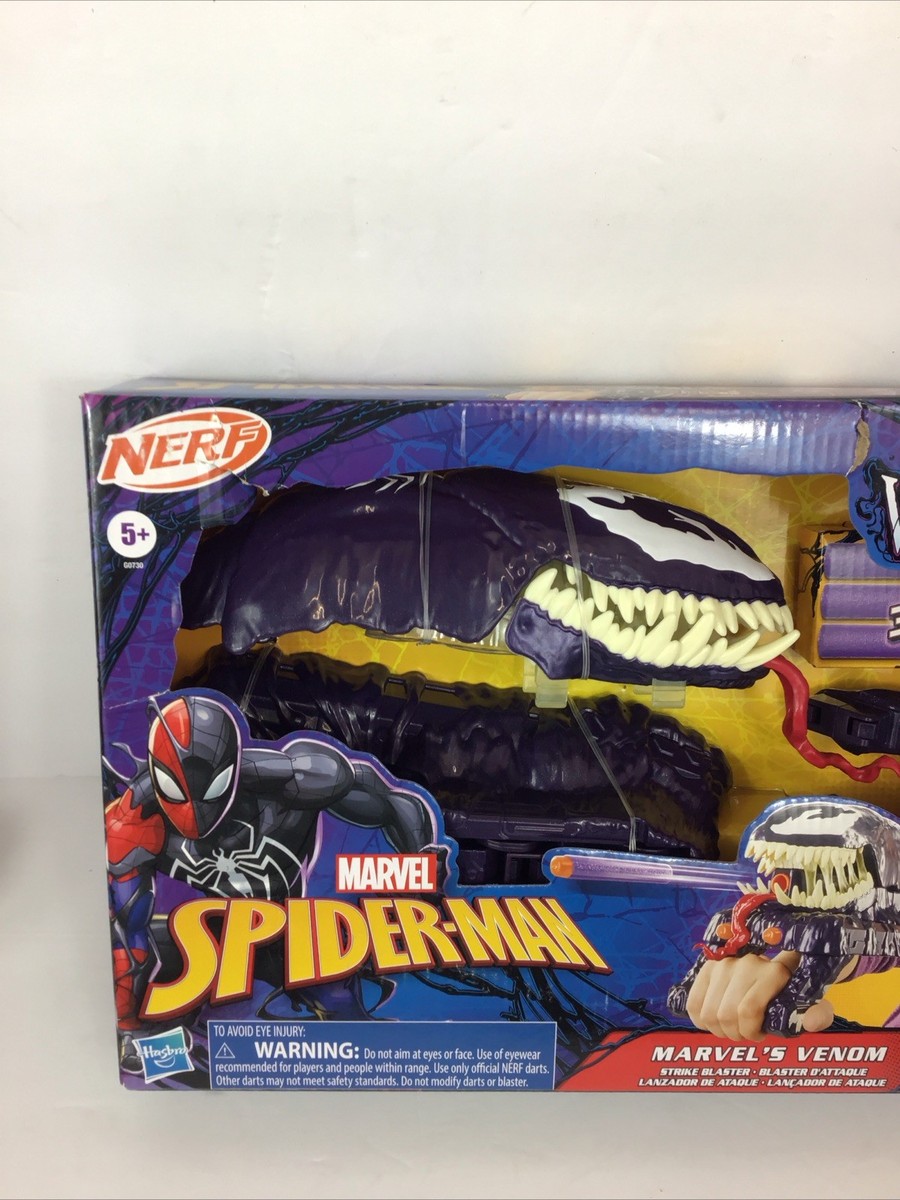 NEW HASBRO NERF MARVEL SPIDER-MAN VENOM VERSUS MARVEL'S VENOM