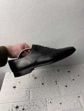 PRADA Black Leather Oxfords US9 UK8.5 EUR44 Men