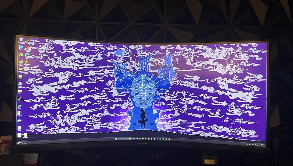 Samsung Odyssey G5 C34G55TWWP 34 Zoll UWQHD Curved Gaming Monitor 165Hz 1ms - Bild 3 von 3