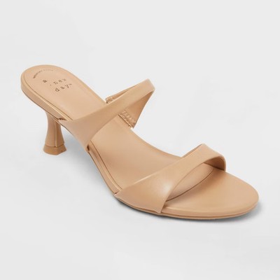 Women Paige Heels with Memory Foam Insole - A New Day