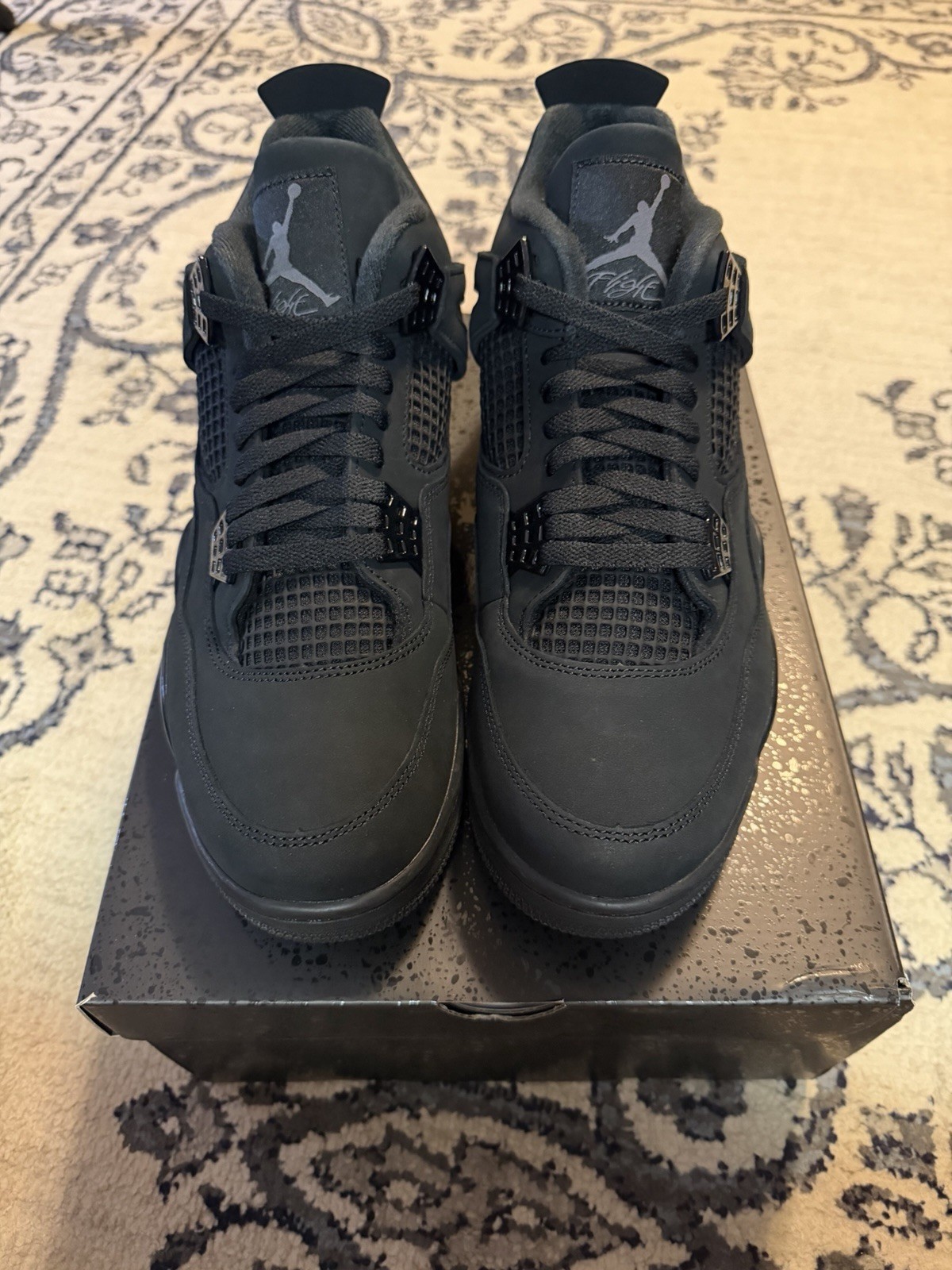 Nike Air Jordan IV 4 Retro Black Cat Men’s Size 12 Brand New In Box thumbnail 3