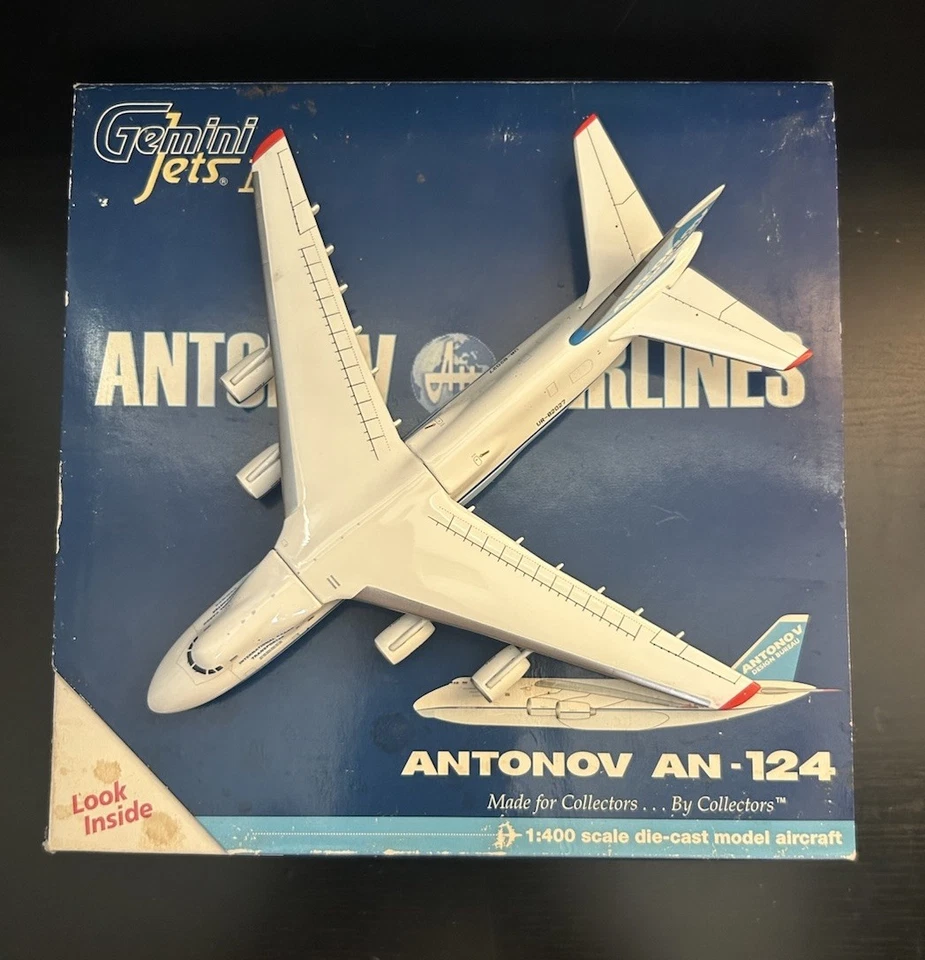 GeminiJets 1:400 Antonov Design Bureau An-124 UR-82027 GJADB581 modelo fundido a presión Foto 2 de 4
