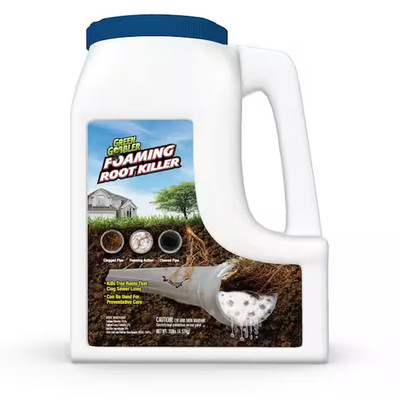 Foaming Root Killer for Piping System Dehydrator Weed Control Household 10 lbs.