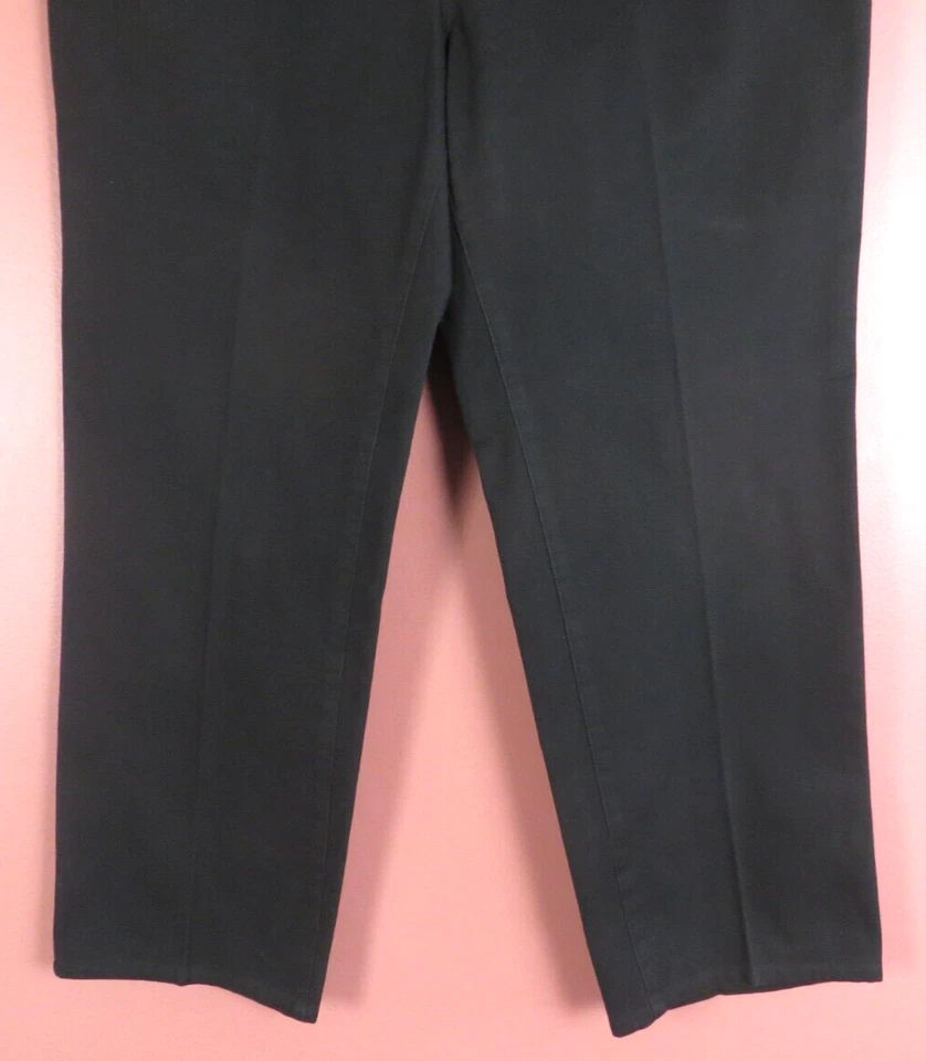 PNS1843- LAUREN JEANS CO Women's Cotton Pants Straight Pocket Black Wash 16W - Image 4 of 4