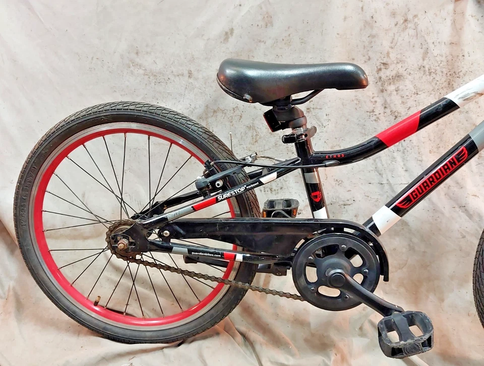 Bicicleta para niños Guardian Ethos 2022 de una sola velocidad 20" SS única negra acero frenos en V :) Foto 3 de 4