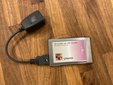Kingston PCMCIA EtheRx IC PC Card Ethernet Adapter KNE-PC2T