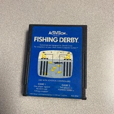 Atari 2600 Activision Fishing Derby Video Game Cartridge