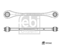 Febi Bilstein Lenker, RadaufhäNgung Hinterachse, Rechts U.A. FüR Audi, VW