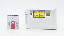 SONY Cyber shot DSC-T100 Compact Digital Camera 8.1MP 5x Silver Tested Japanese