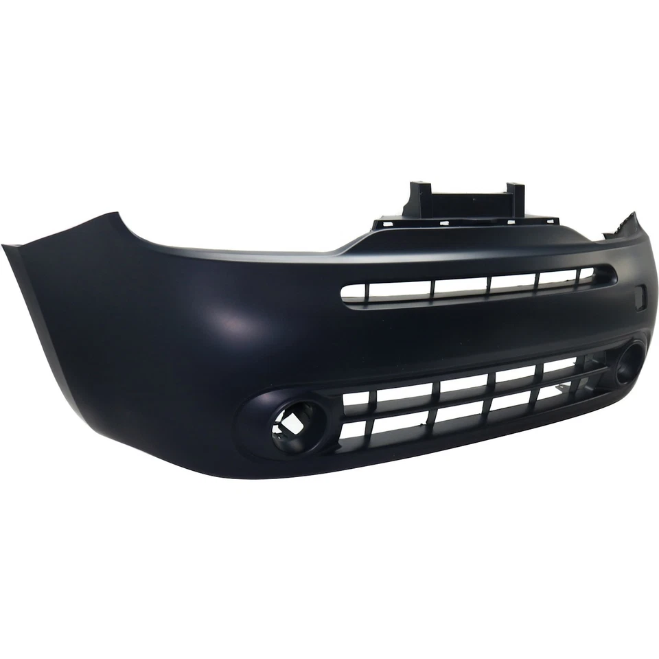 Front Bumper Cover For 2009-2014 Nissan Cube w/ fog lamp holes Primed CAPA - Image 2 of 4