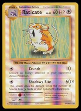 Raticate 67/108 Rare Evolutions Pokemon Near Mint