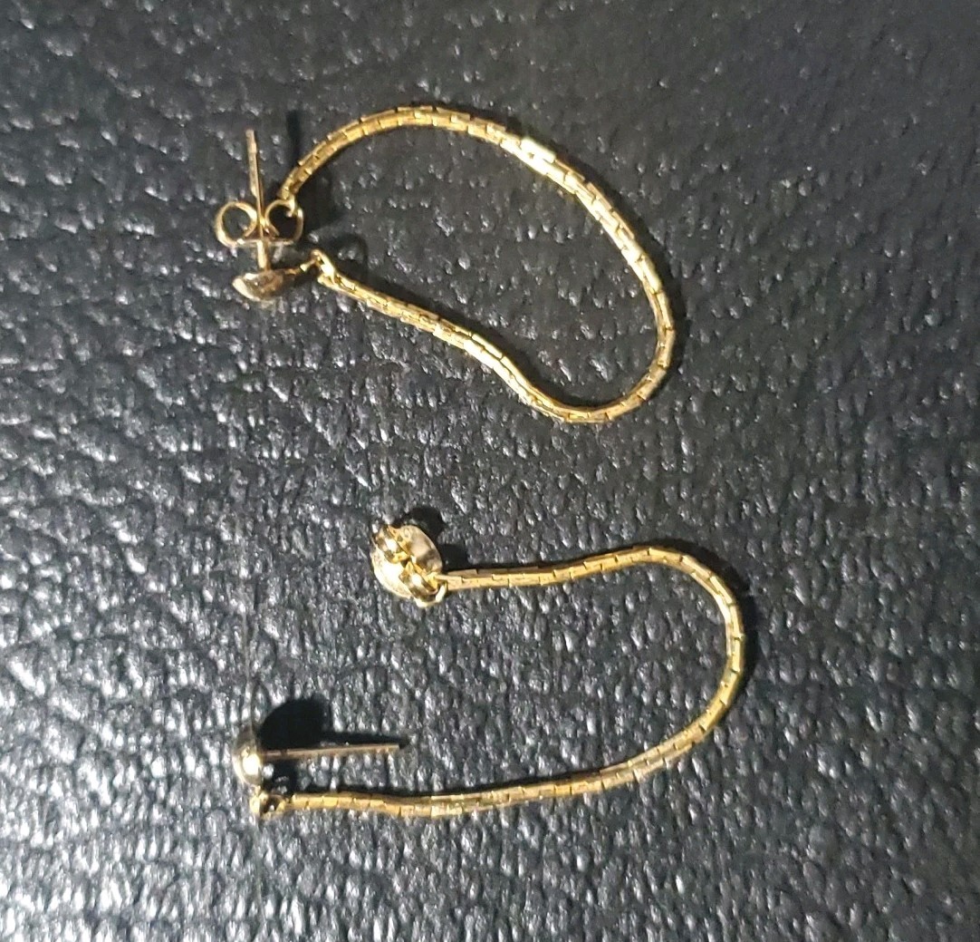 Vtg Dangle Earrings - image 3