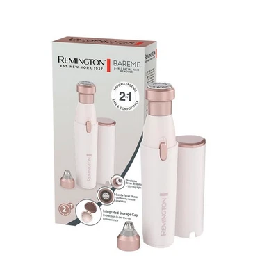 REMINGTON Gesichtshaarentferner Augenbrauentrimmer Rasierer BareMe WFS200 USB-C
