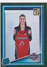 2025 Donruss WNBA SP Green Shimmer #87 Sonia Citron, Washington Mystics