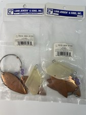 Vintage Luhr Jensen Les Davis Cow Bell Trolling Lake Troll Flasher - NOS 2 Pack