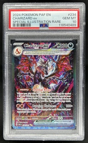 2024 Pokemon Paldean Fates Charizard ex #234/091 PSA 10 GEM MINT
