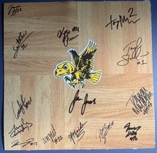 2025-26 IOWA WOMEN’S BASKETBALL SIGNED TEAM FLOORBOARD 12x12 AUTOGRAPH COA
