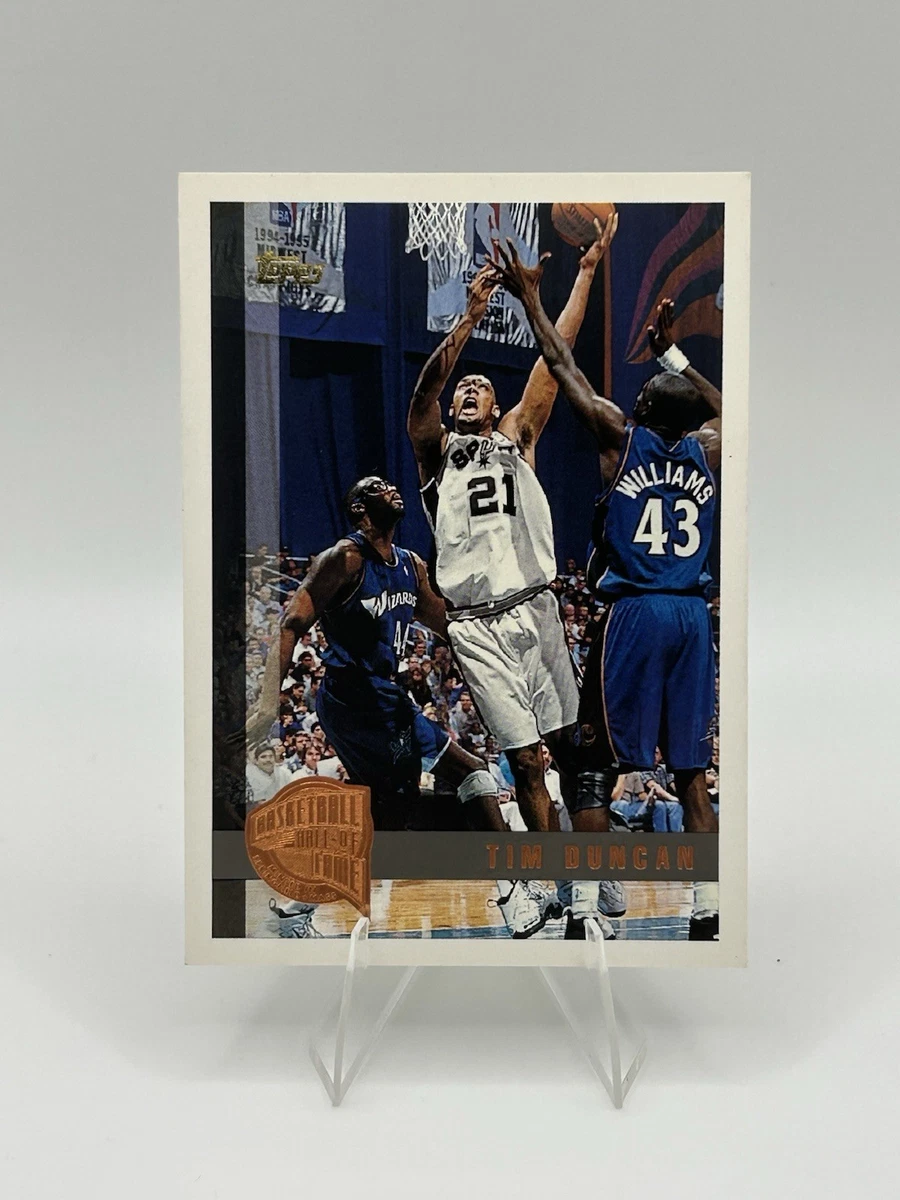 Topps Tim Duncan Basketball Rookie Sports Trading Cards