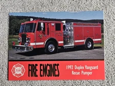 1993 FAMA Bon Air Series 1 #66 1992 Duplex Vanguard Rescue Pumper Pennsylvania 