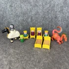 Vintage Fisher Price Little People 993 Medieval Castle Accessories Dragon Knight