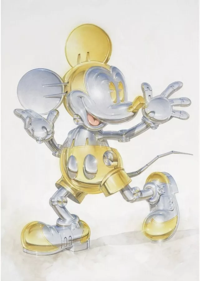 Hajime Sorayama poster Mickey Mouse Now and Future shibuya PARCO Disney NANZUKA