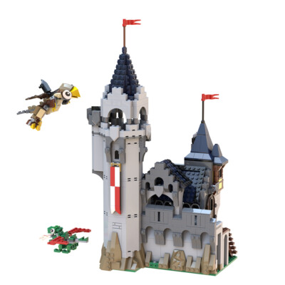 Menagerie in Castle Building Toys Set Medieval Architecture 996 teile MOC-153786