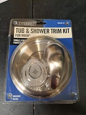 Everbilt 1-Handle Shower Valve Trim Kit Moen Shower Faucets Brushed Nickel