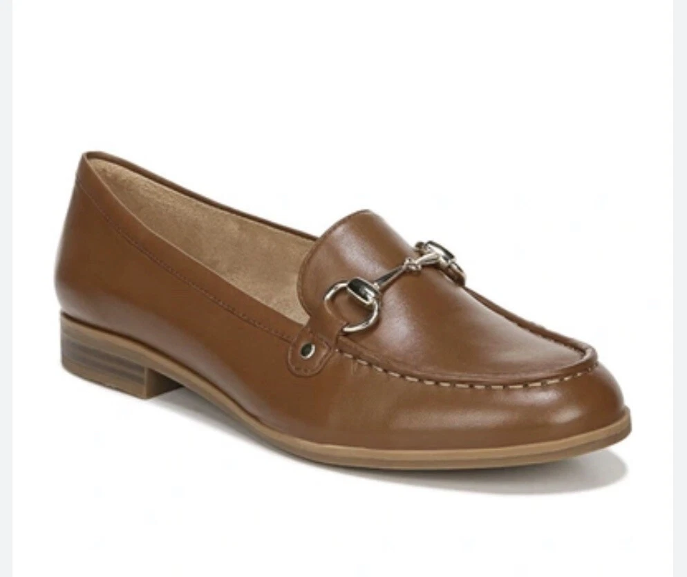 Naturalizer Macey Slip ons Women s Shoes In Saddle Leather eBay