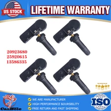 For Chevy GMC 13586335/13598771 4pcs TPMS Tire Pressure Monitoring Sensors