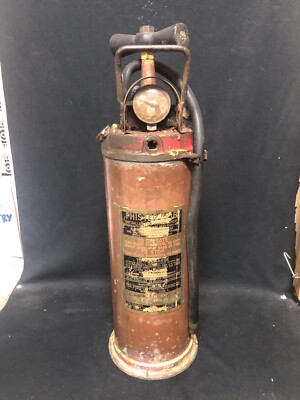 Phister # 1B Brass Fire Extinguisher