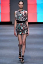 Sequinned Designer Cocktail/Party Dress, Size 8 - In Very Good Condition