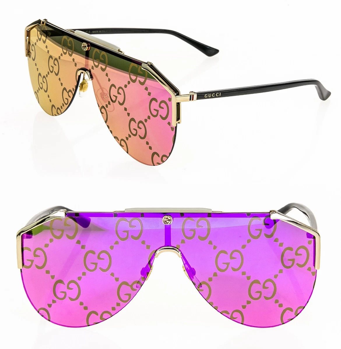 Gucci pink mirror sunglasses Clearance