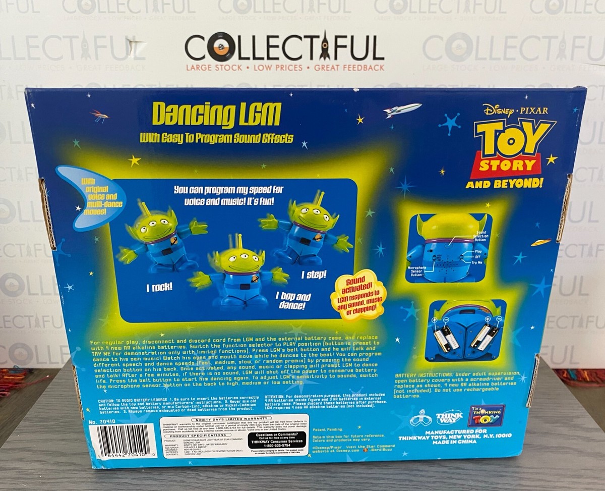 DISNEY / THINK WAY - TOY STORY - DANCING LGM (ALIEN) **RARE