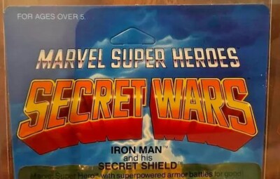 Carte Marvel Secret Wars - Iron Man (USA) - Mattel - Neuve
