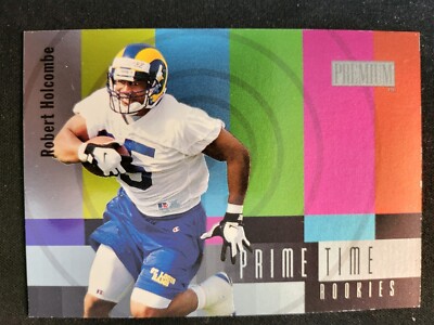 1998 Skybox Premium Robert Holcombe RC PRIME TIME 4 OF 10 PT- Rams