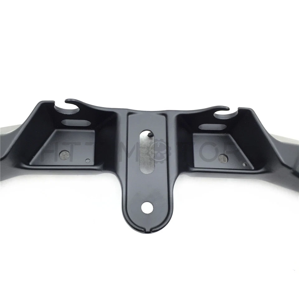 SOPORTE CARENADO SUPERIOR FARO Para Kawasaki Ninja ZX10R 2004-2005 Nuevo Negro Foto 3 de 4