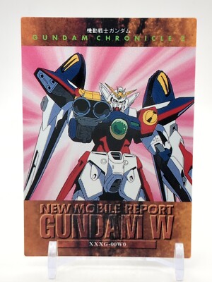 XXXG-00W0 Wing Gundam #137 MOBILE SUIT Ζ GUNDAM Carddass Masters Card 1997 Japan