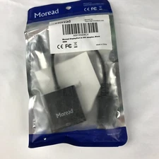 Moread DisplayPort (DP) to DVI Adapter, Gold-Plated Display Port to DVI-D