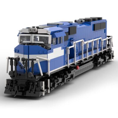 SD70MAC Conrail Train 2065 teile/Dynamic Version MOC-144909 für ab 13 Jahren