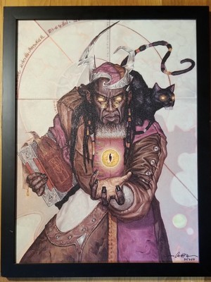 Wizard of Turmish Art Print on Canvas (Limited Edition) Greg Staple WoTC 104/250